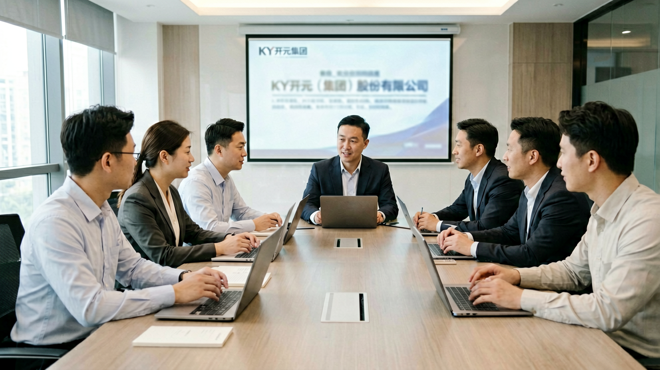 KY开元集团核心团队在工作会议中探讨企业发展战略